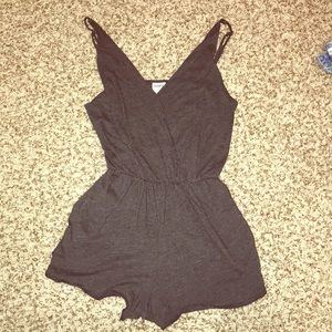 Comfy Grey Romper